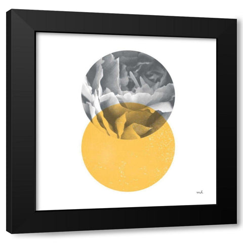 Blossoms I Black Modern Wood Framed Art Print by Hershey, Moira