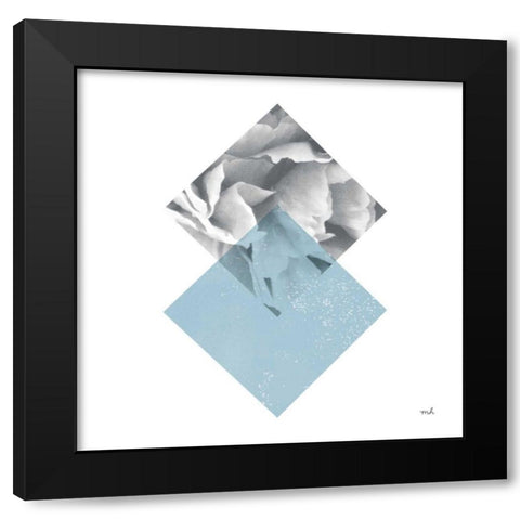 Blossoms III Black Modern Wood Framed Art Print by Hershey, Moira