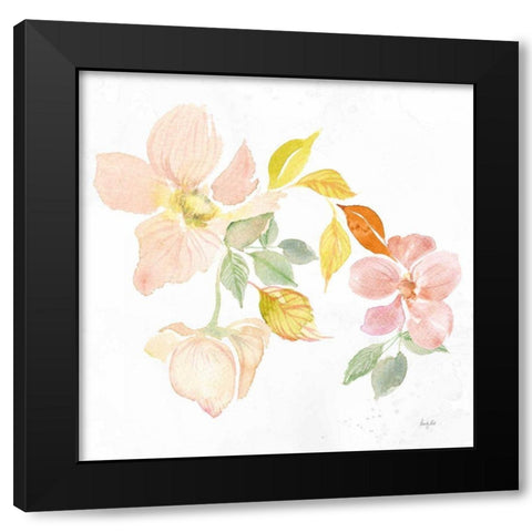 Colors of the Wind II Black Modern Wood Framed Art Print by Rice, Kristy