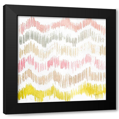 Colors of the Wind III Black Modern Wood Framed Art Print with Double Matting by Rice, Kristy