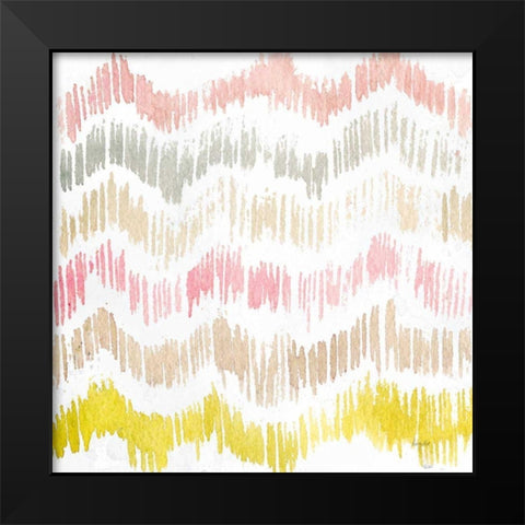 Colors of the Wind III Black Modern Wood Framed Art Print by Rice, Kristy