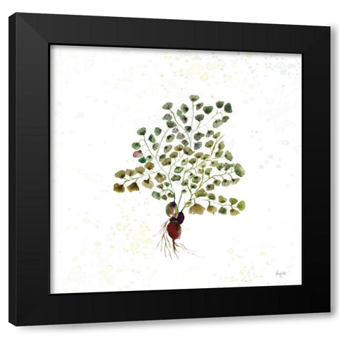 Botticelli Plants II Black Modern Wood Framed Art Print by Rice, Kristy