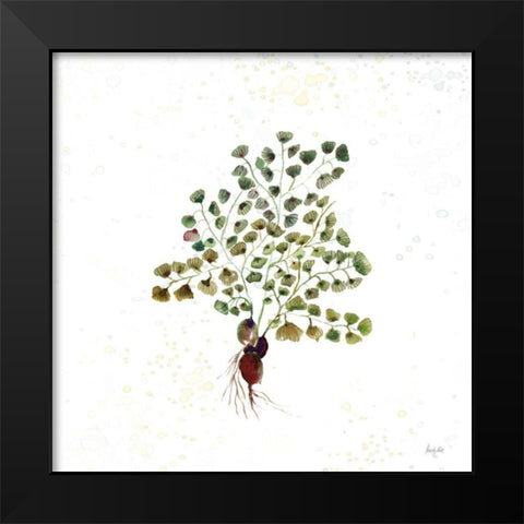 Botticelli Plants II Black Modern Wood Framed Art Print by Rice, Kristy