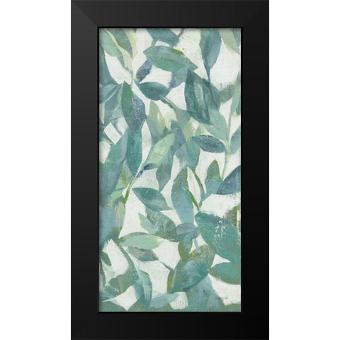 Summer Garden Greenery III Light Black Modern Wood Framed Art Print by Nai, Danhui