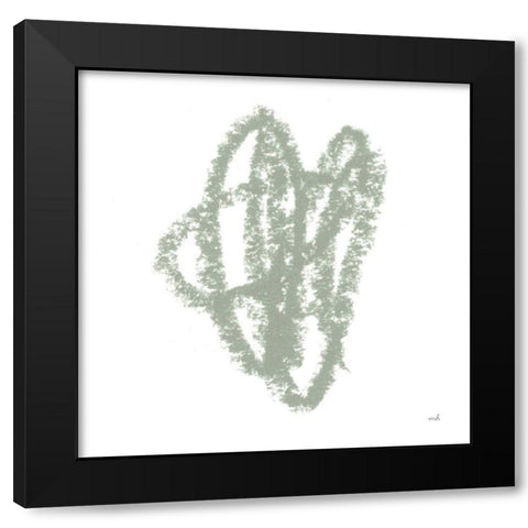 Doodles I Black Modern Wood Framed Art Print with Double Matting by Hershey, Moira