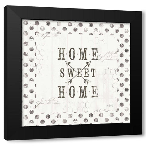 Farmhouse Fresh 01A Home Sweet Home Black Modern Wood Framed Art Print by Pertiet, Katie