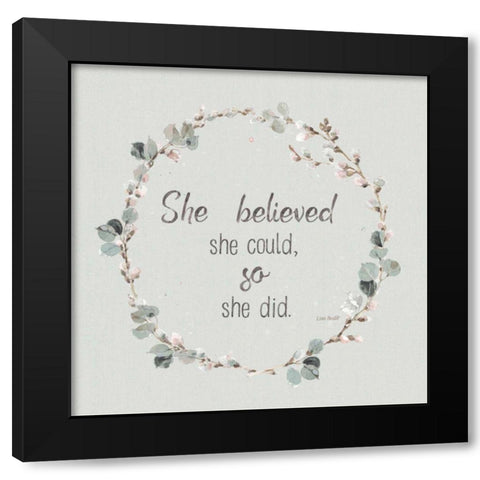 A Country Weekend XXVI v2 Sage Black Modern Wood Framed Art Print with Double Matting by Audit, Lisa