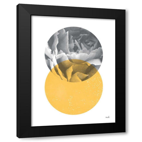 Blossoms I v2 Black Modern Wood Framed Art Print by Hershey, Moira