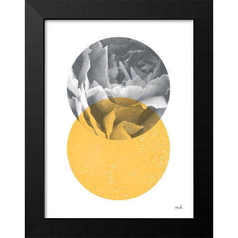 Blossoms I v2 Black Modern Wood Framed Art Print by Hershey, Moira