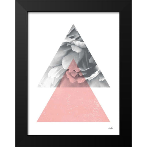 Blossoms II v2 Black Modern Wood Framed Art Print by Hershey, Moira