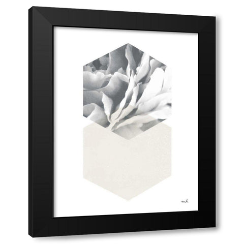 Blossoms IV v2 Black Modern Wood Framed Art Print with Double Matting by Hershey, Moira