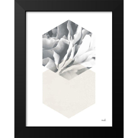 Blossoms IV v2 Black Modern Wood Framed Art Print by Hershey, Moira