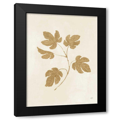 Botanical Study III Gold Crop Black Modern Wood Framed Art Print by Purinton, Julia