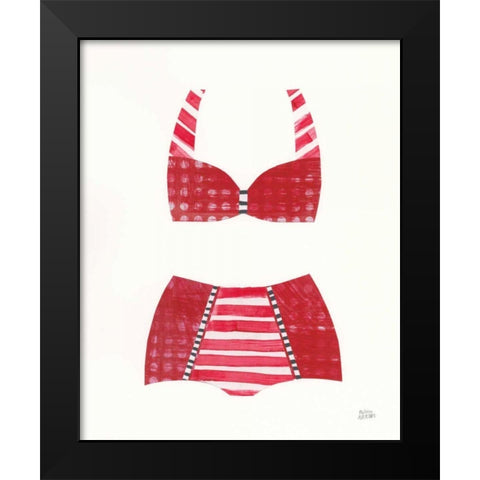 Bathing Beauty II Black Modern Wood Framed Art Print by Averinos, Melissa