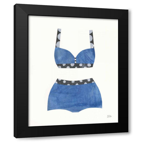 Bathing Beauty III Black Modern Wood Framed Art Print with Double Matting by Averinos, Melissa