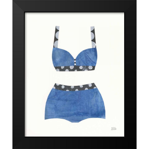 Bathing Beauty III Black Modern Wood Framed Art Print by Averinos, Melissa