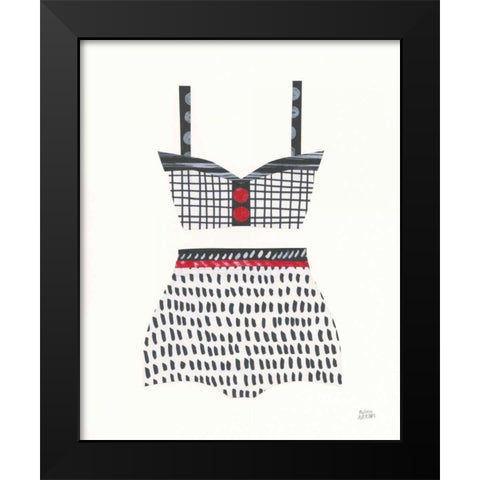 Bathing Beauty IV Black Modern Wood Framed Art Print by Averinos, Melissa