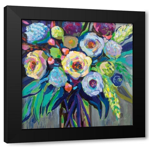 Nighttime Black Modern Wood Framed Art Print with Double Matting by Vertentes, Jeanette