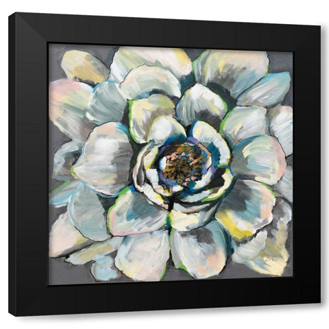 Bloom III Black Modern Wood Framed Art Print by Vertentes, Jeanette