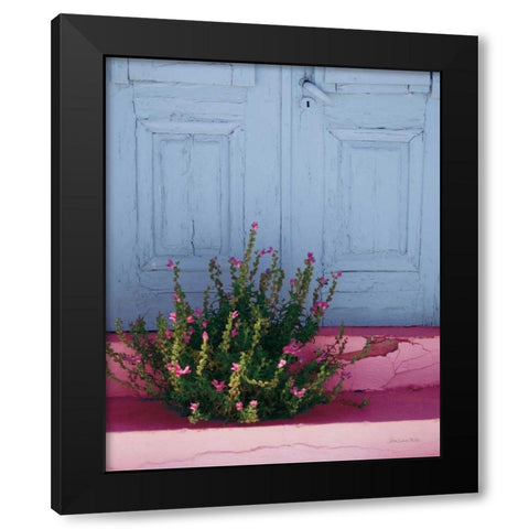 Santorini I Spring Crop Black Modern Wood Framed Art Print with Double Matting by Miller, Sara Zieve