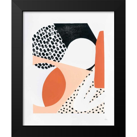 Luminous Tumble I Black Modern Wood Framed Art Print by Marshall, Laura