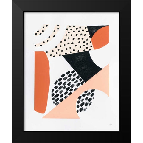 Luminous Tumble II Black Modern Wood Framed Art Print by Marshall, Laura