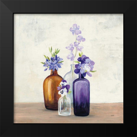 Windowsill Garden II Black Modern Wood Framed Art Print by Purinton, Julia