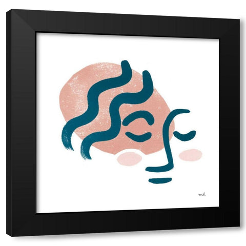 Awaken I Black Modern Wood Framed Art Print by Hershey, Moira