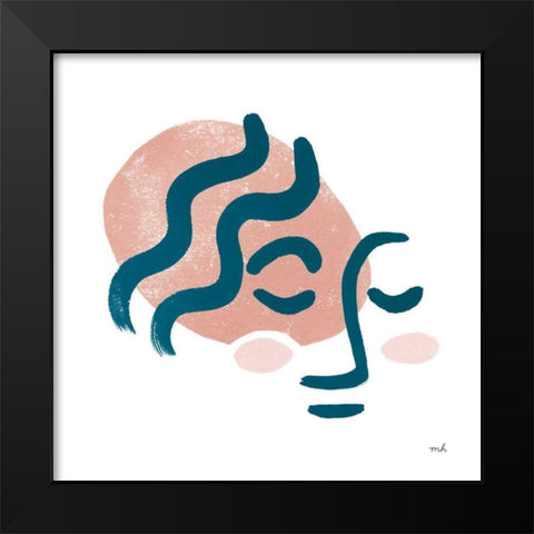 Awaken I Black Modern Wood Framed Art Print by Hershey, Moira