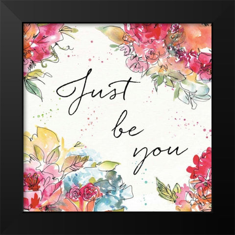 Floral Figures IX Black Modern Wood Framed Art Print by Tavoletti, Anne