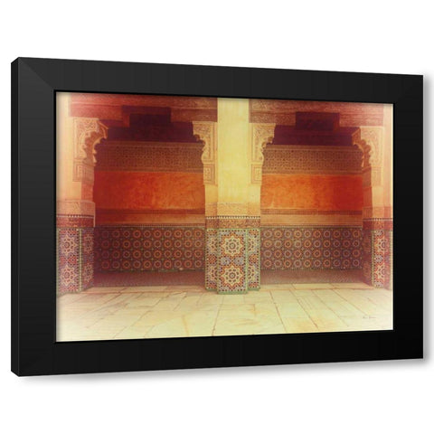Palace Walk v2 Crop Black Modern Wood Framed Art Print with Double Matting by Bevan, Keri