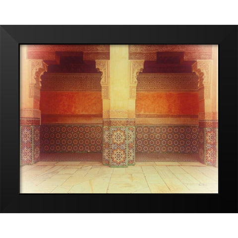 Palace Walk v2 Crop Black Modern Wood Framed Art Print by Bevan, Keri