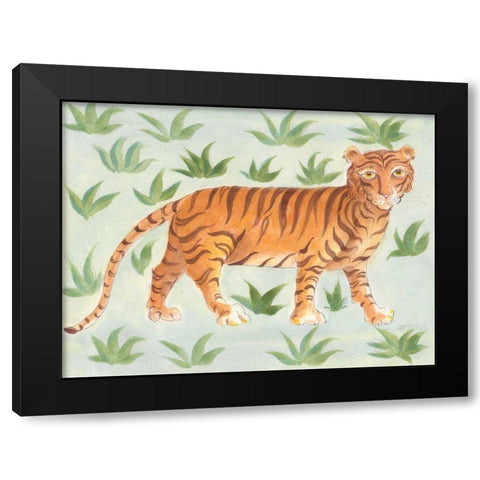 Big Cats V Black Modern Wood Framed Art Print by Thomas, Miranda