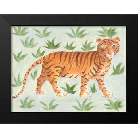 Big Cats V Black Modern Wood Framed Art Print by Thomas, Miranda