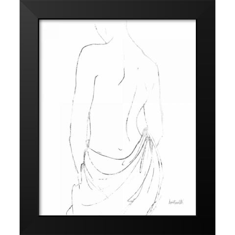 Beauty in the Mist II BW Black Modern Wood Framed Art Print by Tavoletti, Anne
