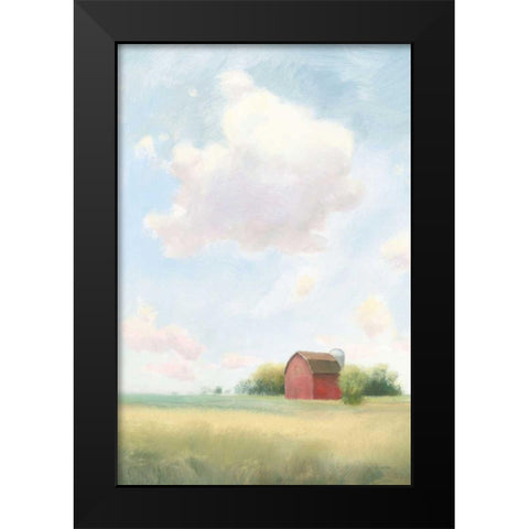 Pleasant Pastures Black Modern Wood Framed Art Print by Wiens, James