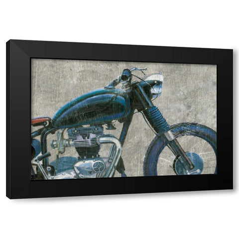 Lets Roll I Grunge Crop Black Modern Wood Framed Art Print with Double Matting by Wiens, James