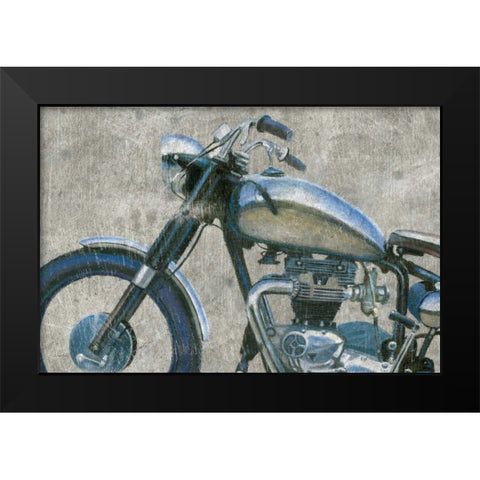 Lets Roll II Grunge Crop Black Modern Wood Framed Art Print by Wiens, James