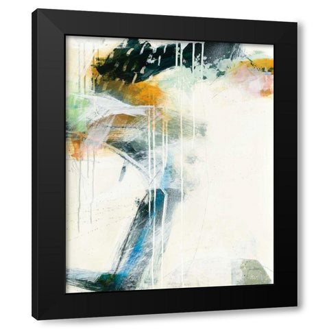 Turbulence II Black Modern Wood Framed Art Print by Davies, Jane