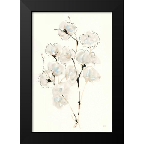 Summer Cotton IV Black Modern Wood Framed Art Print by Paschke, Chris