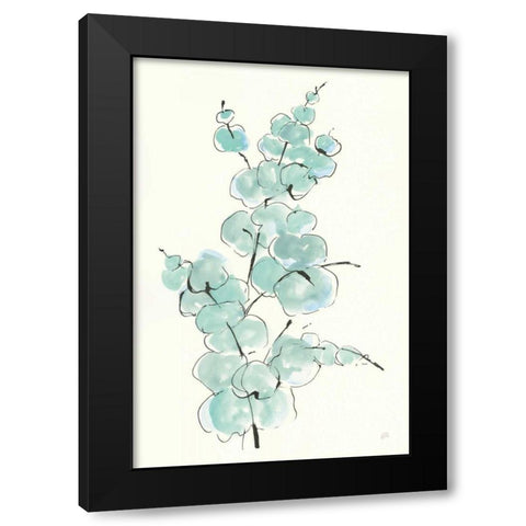 Eucalyptus Branch IV Black Modern Wood Framed Art Print by Paschke, Chris