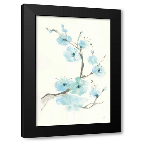 Tinted Branch III Black Modern Wood Framed Art Print with Double Matting by Paschke, Chris