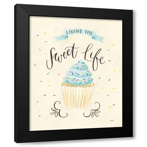 Sweet Life IV Light Black Modern Wood Framed Art Print by Jackson, Jenaya