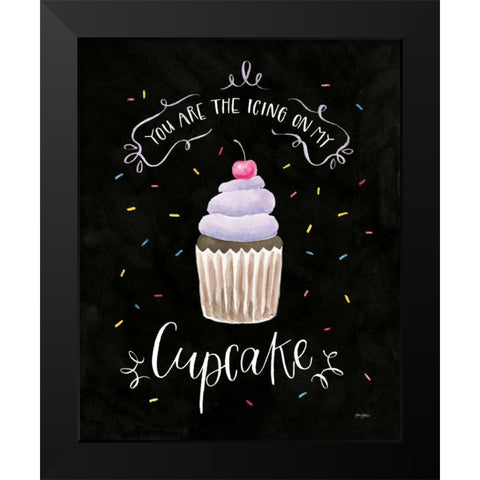 Sweet Life I Dark Black Modern Wood Framed Art Print by Jackson, Jenaya