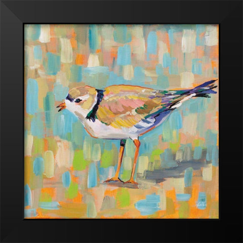 Coastal Plover IV Black Modern Wood Framed Art Print by Vertentes, Jeanette