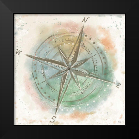 Explore the World III Black Modern Wood Framed Art Print by Charron, Veronique