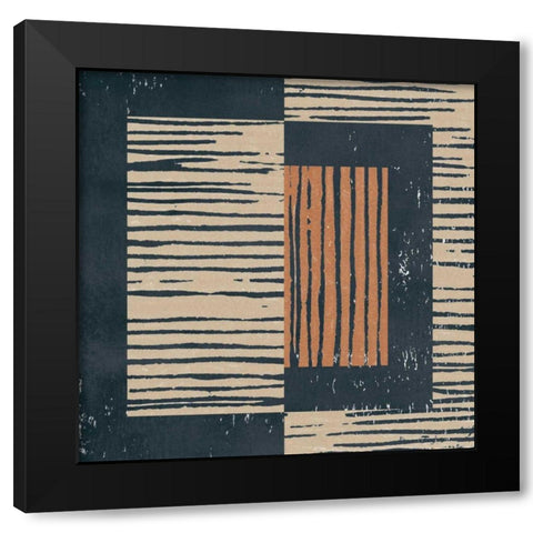Primitive II Black Modern Wood Framed Art Print by Hershey, Moira