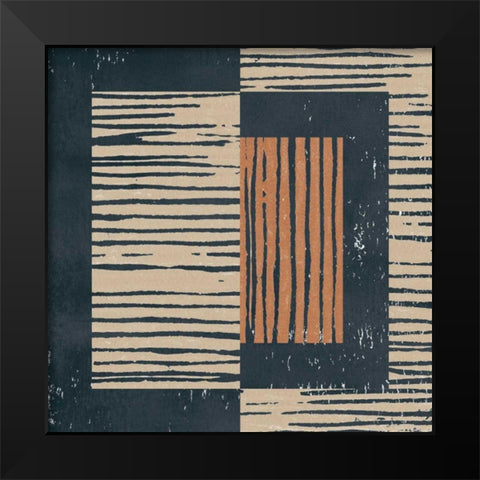 Primitive II Black Modern Wood Framed Art Print by Hershey, Moira