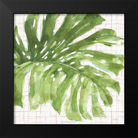 Mixed Greens LXXIV on Pink Black Modern Wood Framed Art Print by Audit, Lisa