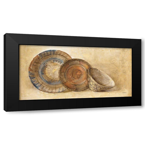 Woven Vessels I Navy Crop Black Modern Wood Framed Art Print by Hristova, Albena